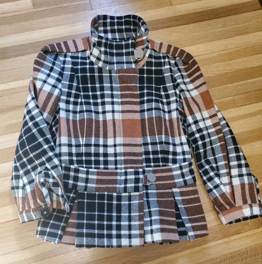 Unique LAMB plaid wool jacket